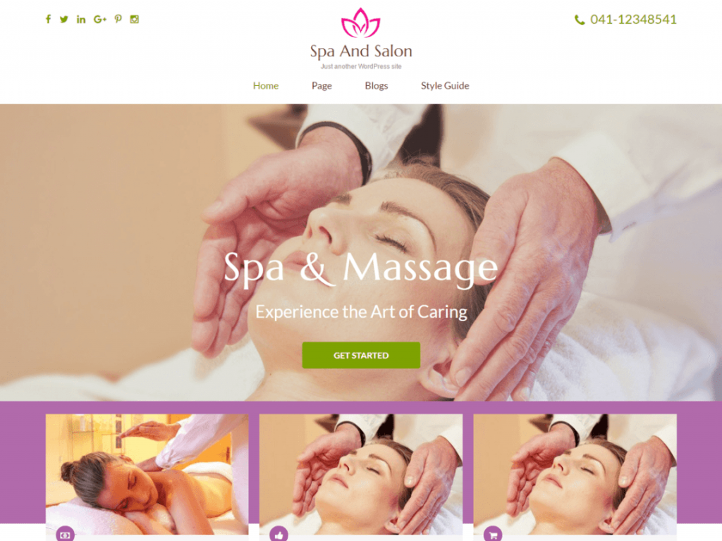 thiết kế website spa