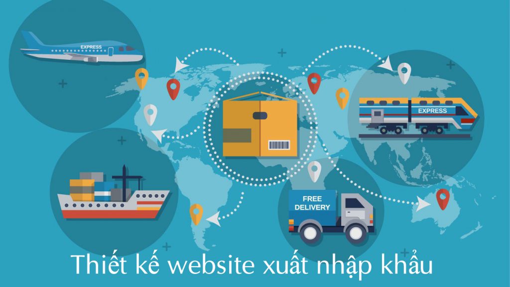 Thiết kế website xuất nhập khẩu